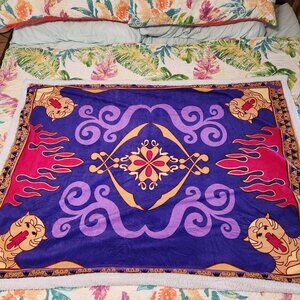 Disney's Aladdin Magic Carpet soft throw blanket- 60" X 44"